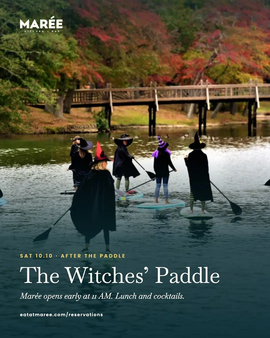 Witches' Paddle Happy Hour